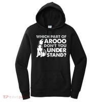 Husky Dog Funny Which Part Of Arooo Dont You Understand Women's Hoodie thumb 0