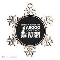 Husky Dog Funny Which Part Of Arooo Dont You Understand Ornament thumb 0