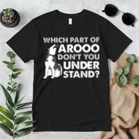 Husky Dog Funny Which Part Of Arooo Dont You Understand Premium T-Shirt thumb 2