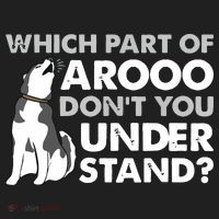 Husky Dog Funny Which Part Of Arooo Dont You Understand Hat thumb 2