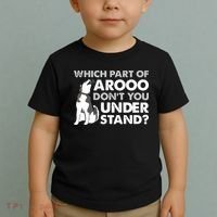 Husky Dog Funny Which Part Of Arooo Dont You Understand Toddler T-Shirt thumb 2