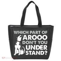 Husky Dog Funny Which Part Of Arooo Dont You Understand Tote Bag thumb 0
