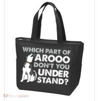 Husky Dog Funny Which Part Of Arooo Dont You Understand Tote Bag thumb 3