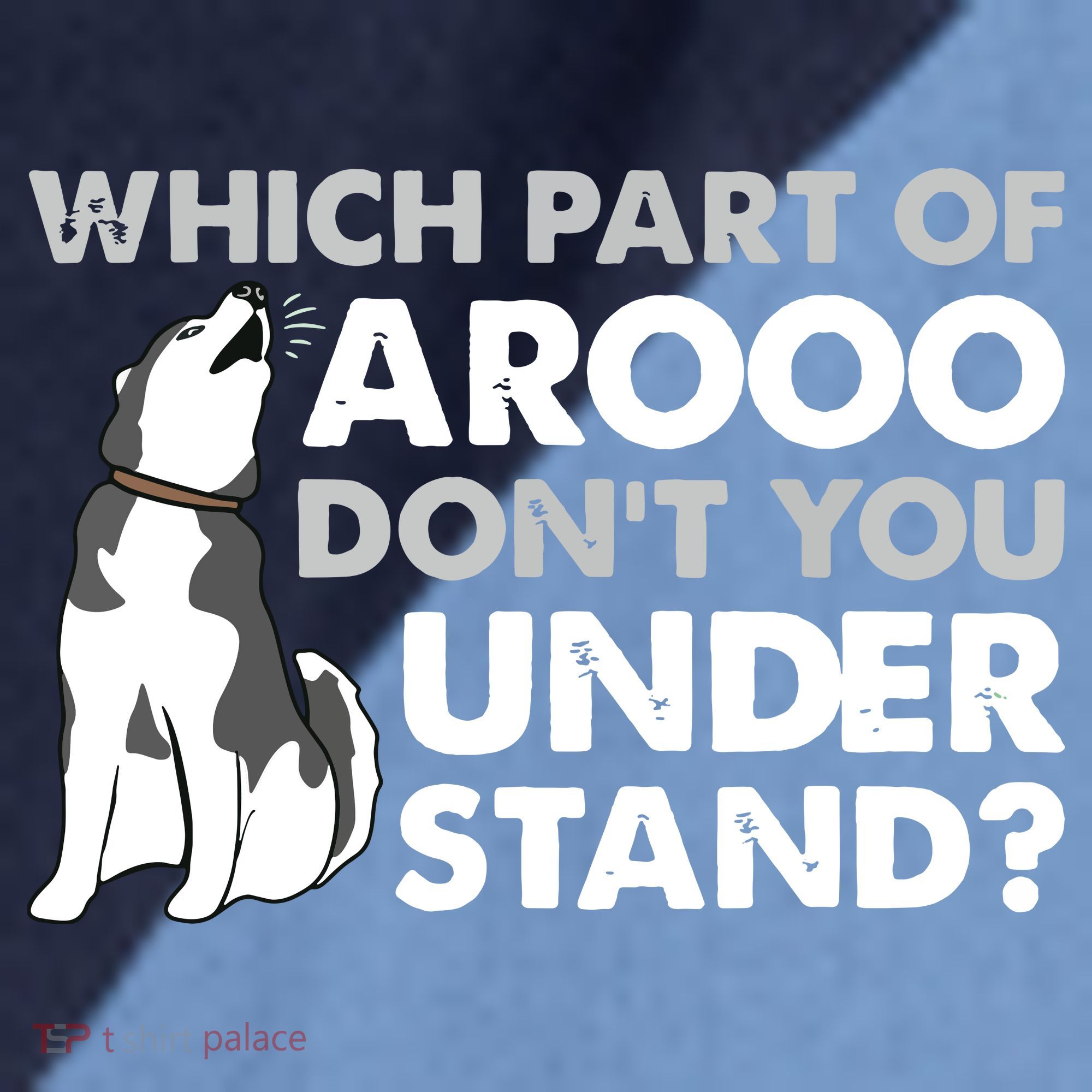 Husky Dog Funny Which Part Of Arooo Dont You Understand Raglan Baseball Sleeve Shirt