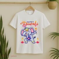 Happy Diwali Festival Of Lights Celebration Kids T-Shirt thumb 2