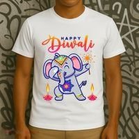 Happy Diwali Festival Of Lights Celebration Kids T-Shirt thumb 3