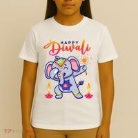 Happy Diwali Festival Of Lights Celebration Kids T-Shirt thumb 4