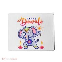 Happy Diwali Festival Of Lights Celebration Kids Mousepad thumb 0