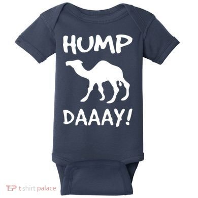 HUMP DAY Funny Baby Bodysuit
