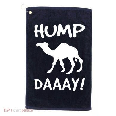 HUMP DAY Funny Golf Towel