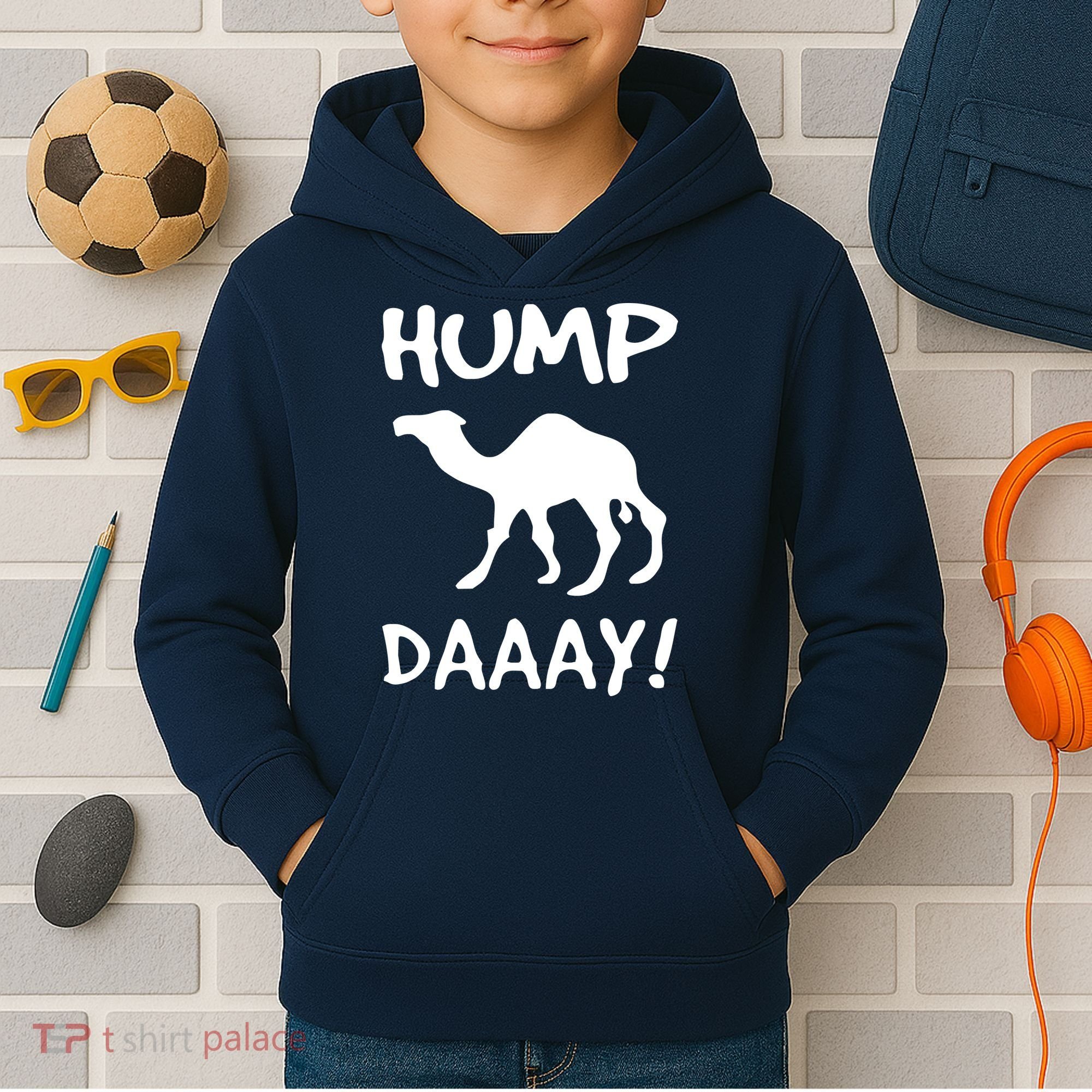HUMP DAY Funny Kids Hoodie