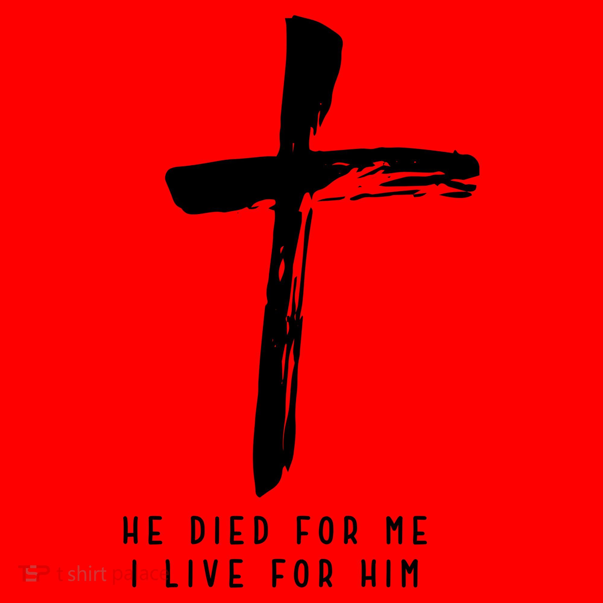 He Died For Me I Live For Him Christian Santa Hat