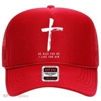 He Died For Me I Live For Him Christian Hat thumb 0