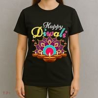 Happy Diwali Funny Festival Costume Lights Matching Family T-Shirt thumb 4