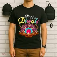 Happy Diwali Funny Festival Costume Lights Matching Family T-Shirt thumb 6