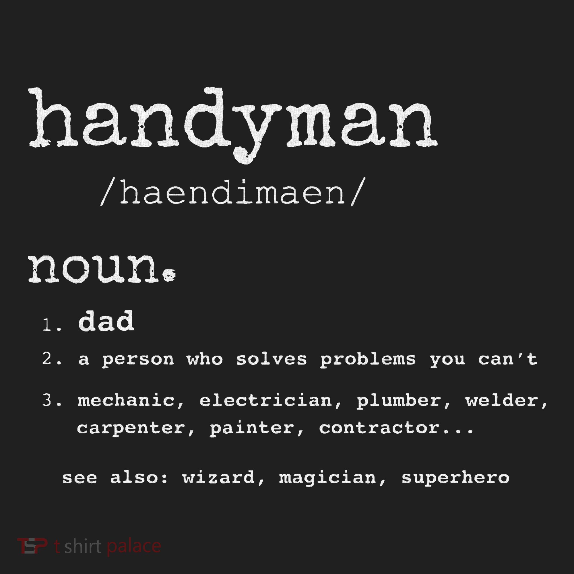 Handyman Definition Funny Dad Handyman FatherS Day Gift Beanie