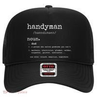 Handyman Definition Funny Dad Handyman FatherS Day Gift Hat thumb 0