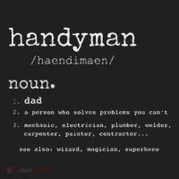 Handyman Definition Funny Dad Handyman FatherS Day Gift Hat thumb 2