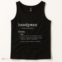 Handyman Definition Funny Dad Handyman FatherS Day Gift Tank Top thumb 2
