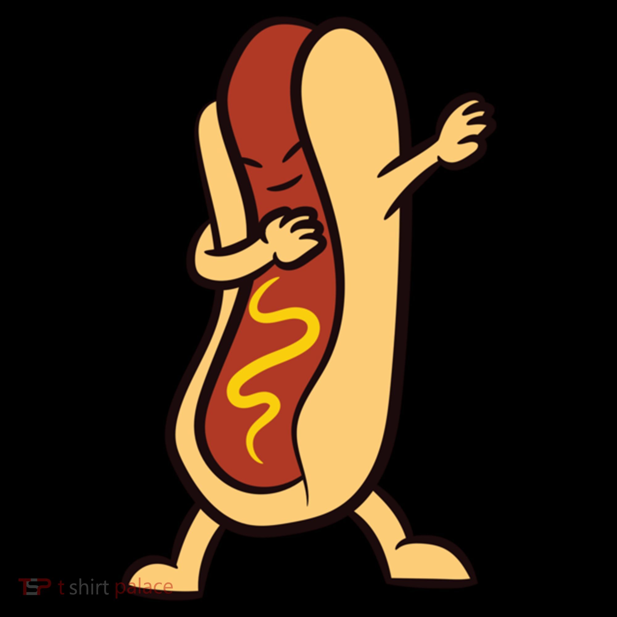 Hotdog Dabbing Funny Hot Dog Cute Gift Women's Hoodie