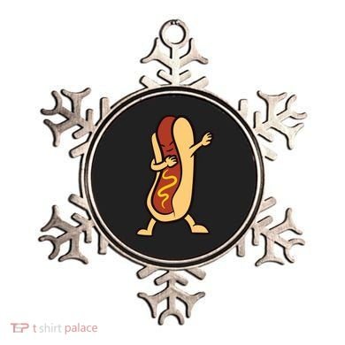 Hotdog Dabbing Funny Hot Dog Cute Gift Ornament