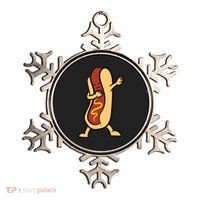 Hotdog Dabbing Funny Hot Dog Cute Gift Ornament thumb 0