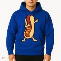 Hotdog Dabbing Funny Hot Dog Cute Gift Hoodie thumb 2