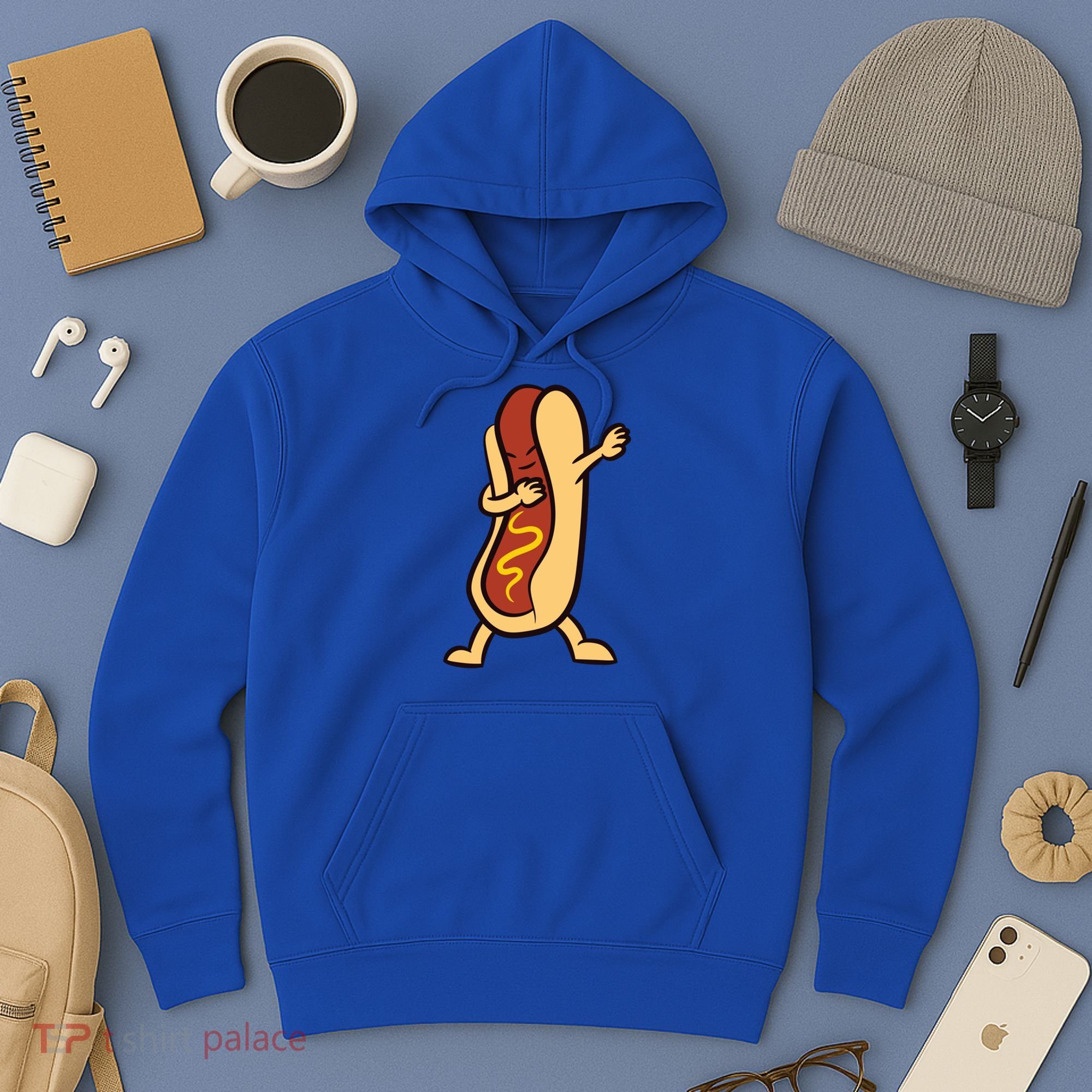 Hotdog Dabbing Funny Hot Dog Cute Gift Hoodie