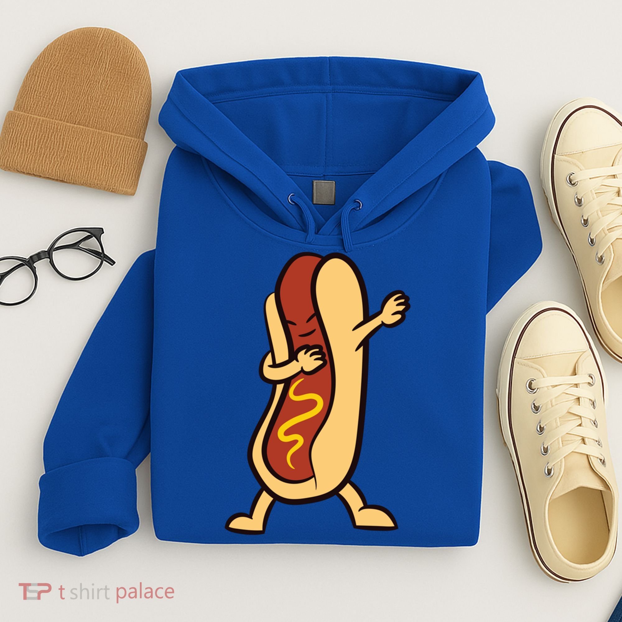 Hotdog Dabbing Funny Hot Dog Cute Gift Hoodie