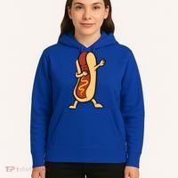 Hotdog Dabbing Funny Hot Dog Cute Gift Hoodie thumb 5