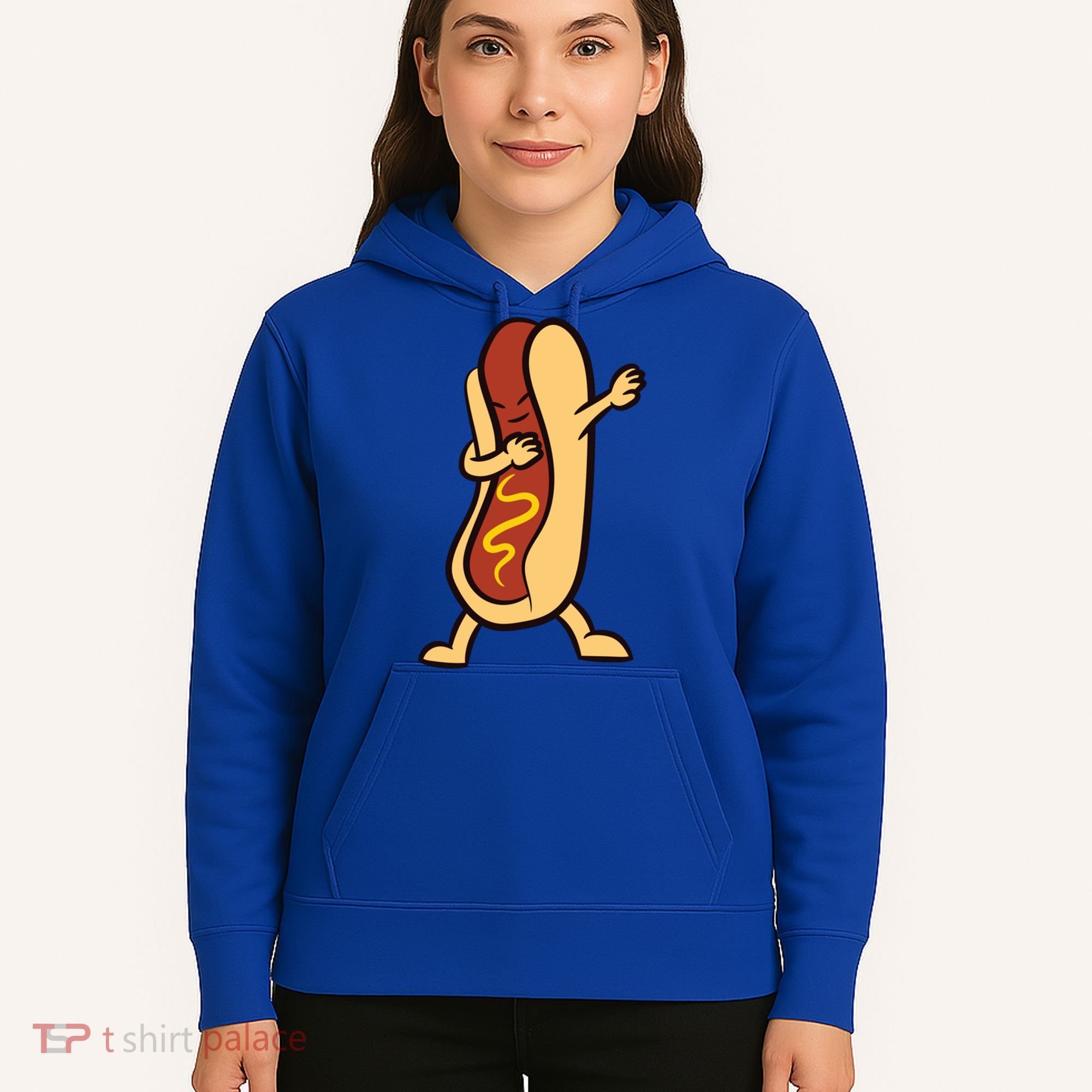 Hotdog Dabbing Funny Hot Dog Cute Gift Hoodie