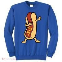 Hotdog Dabbing Funny Hot Dog Cute Gift Sweatshirt thumb 0