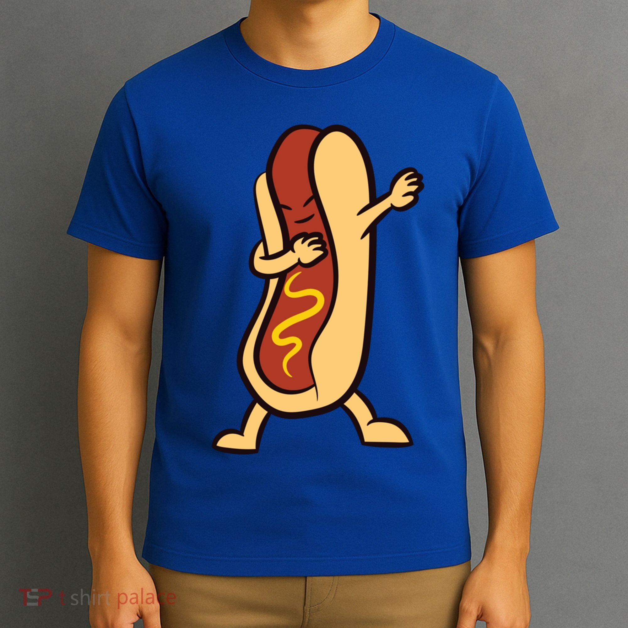 Hotdog Dabbing Funny Hot Dog Cute Gift T-Shirt
