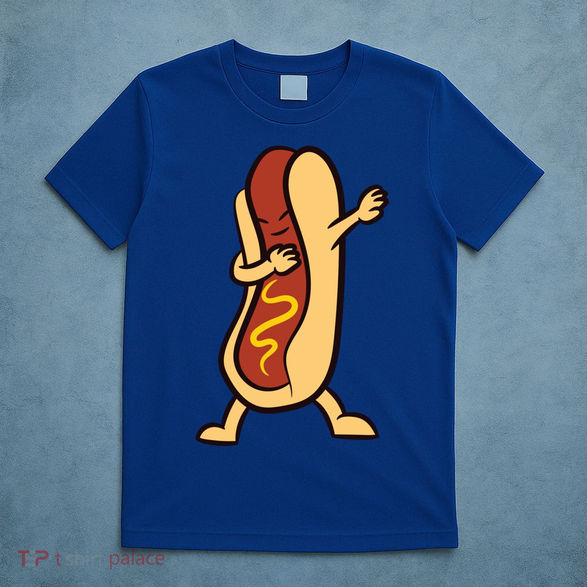 Hotdog Dabbing Funny Hot Dog Cute Gift T-Shirt