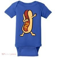 Hotdog Dabbing Funny Hot Dog Cute Gift Baby Bodysuit thumb 0