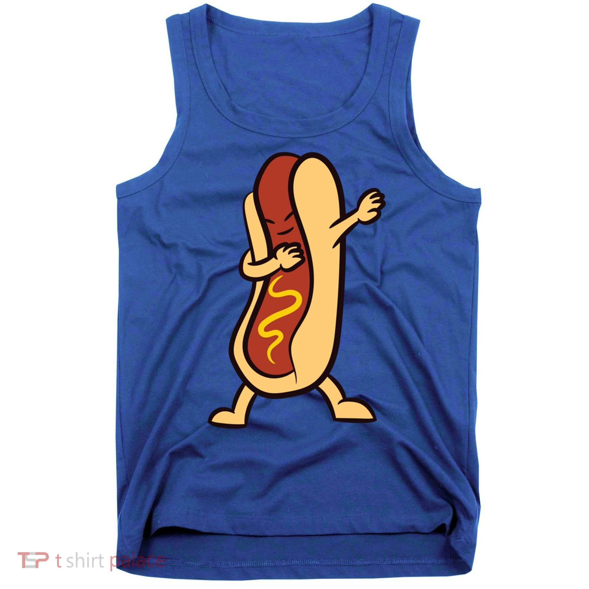 Hotdog Dabbing Funny Hot Dog Cute Gift Tank Top