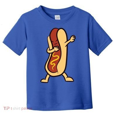 Hotdog Dabbing Funny Hot Dog Cute Gift Toddler T-Shirt