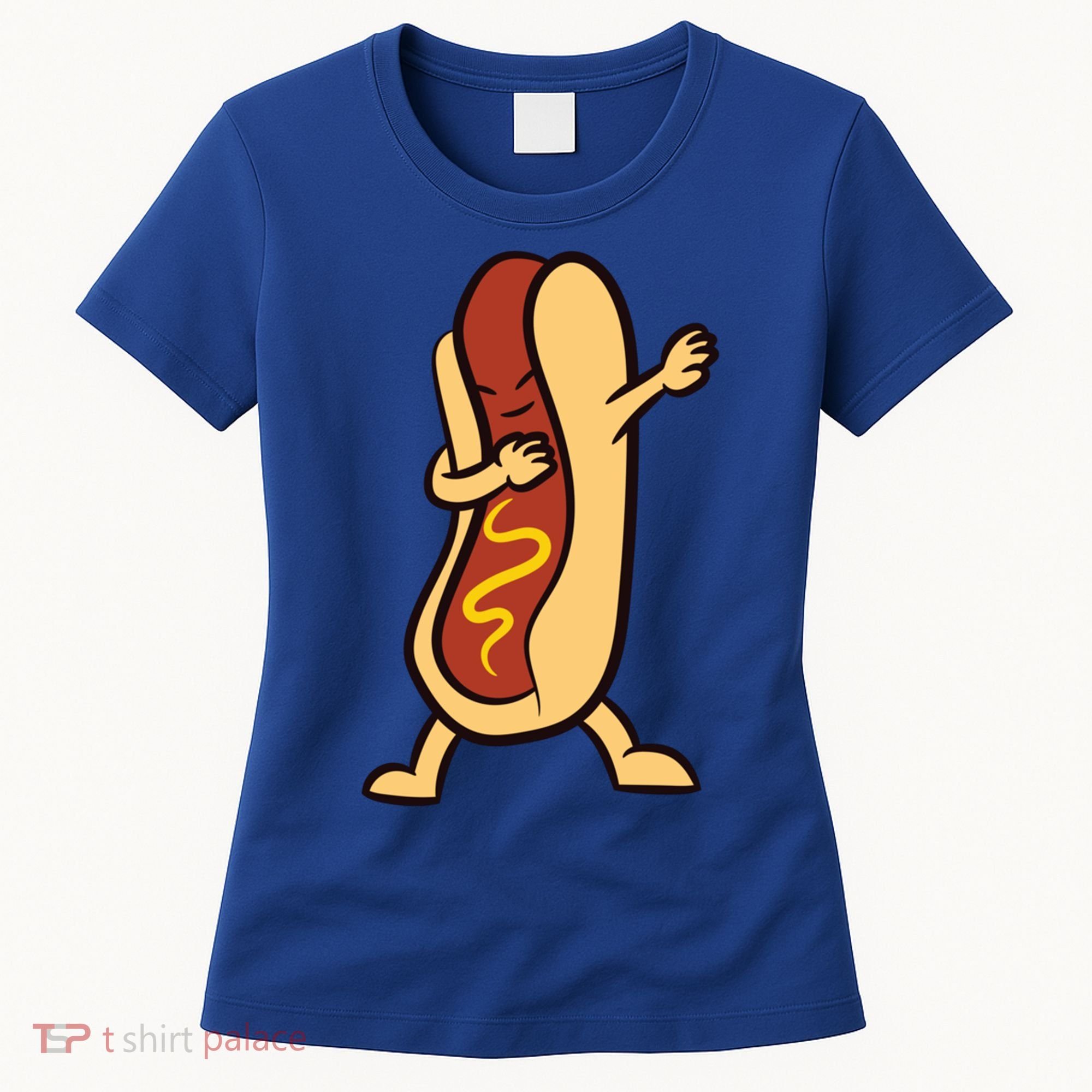 Hotdog Dabbing Funny Hot Dog Cute Gift Women's T-Shirt