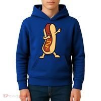 Hotdog Dabbing Funny Hot Dog Cute Gift Kids Hoodie thumb 4