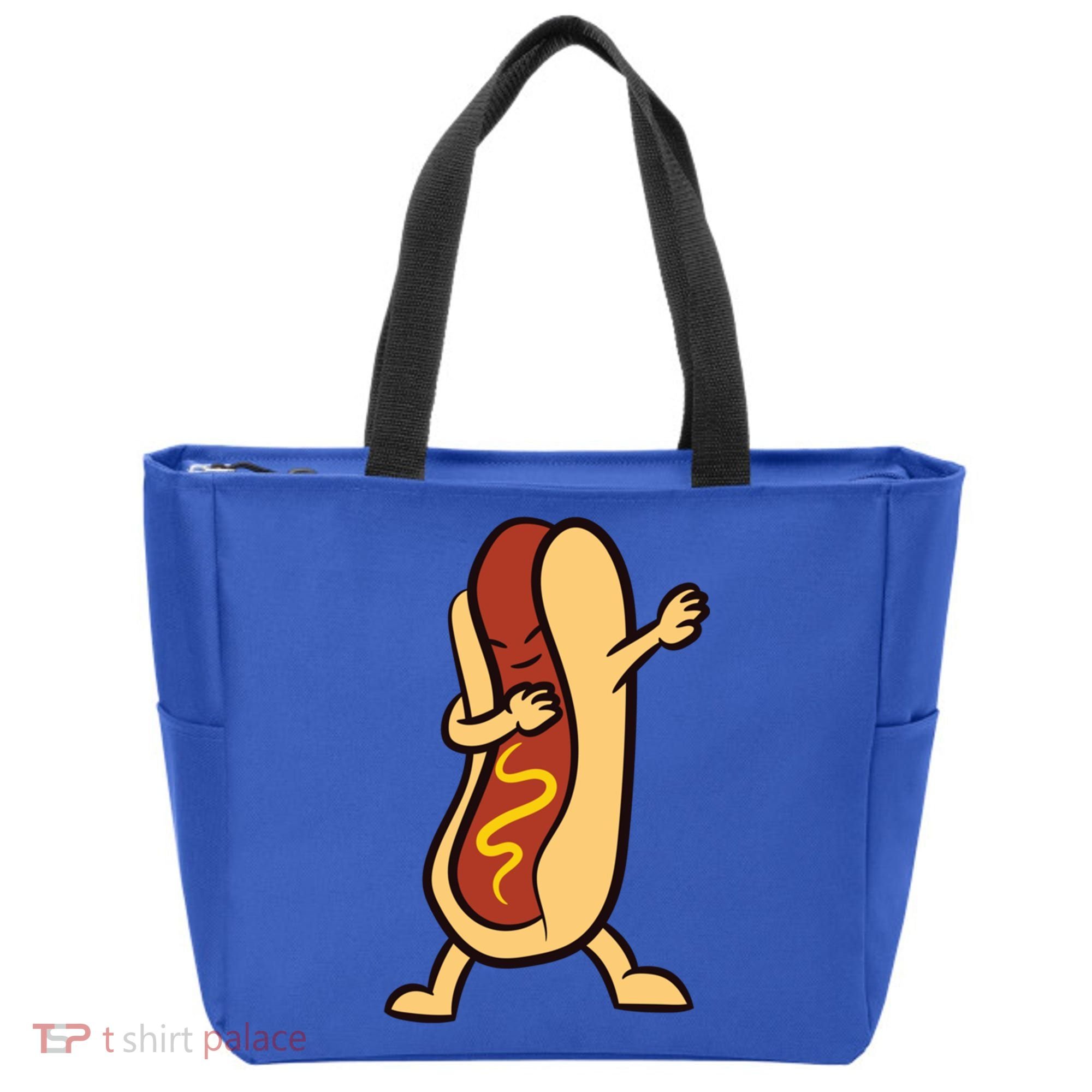 Hotdog Dabbing Funny Hot Dog Cute Gift Tote Bag