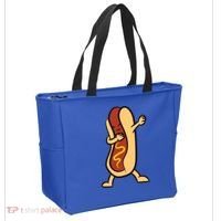Hotdog Dabbing Funny Hot Dog Cute Gift Tote Bag thumb 2