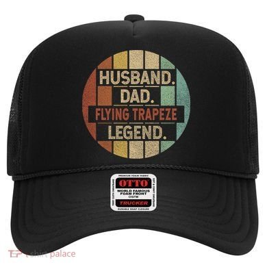 Husband Dad Flying Trapeze Legend Vintage Gift Hat