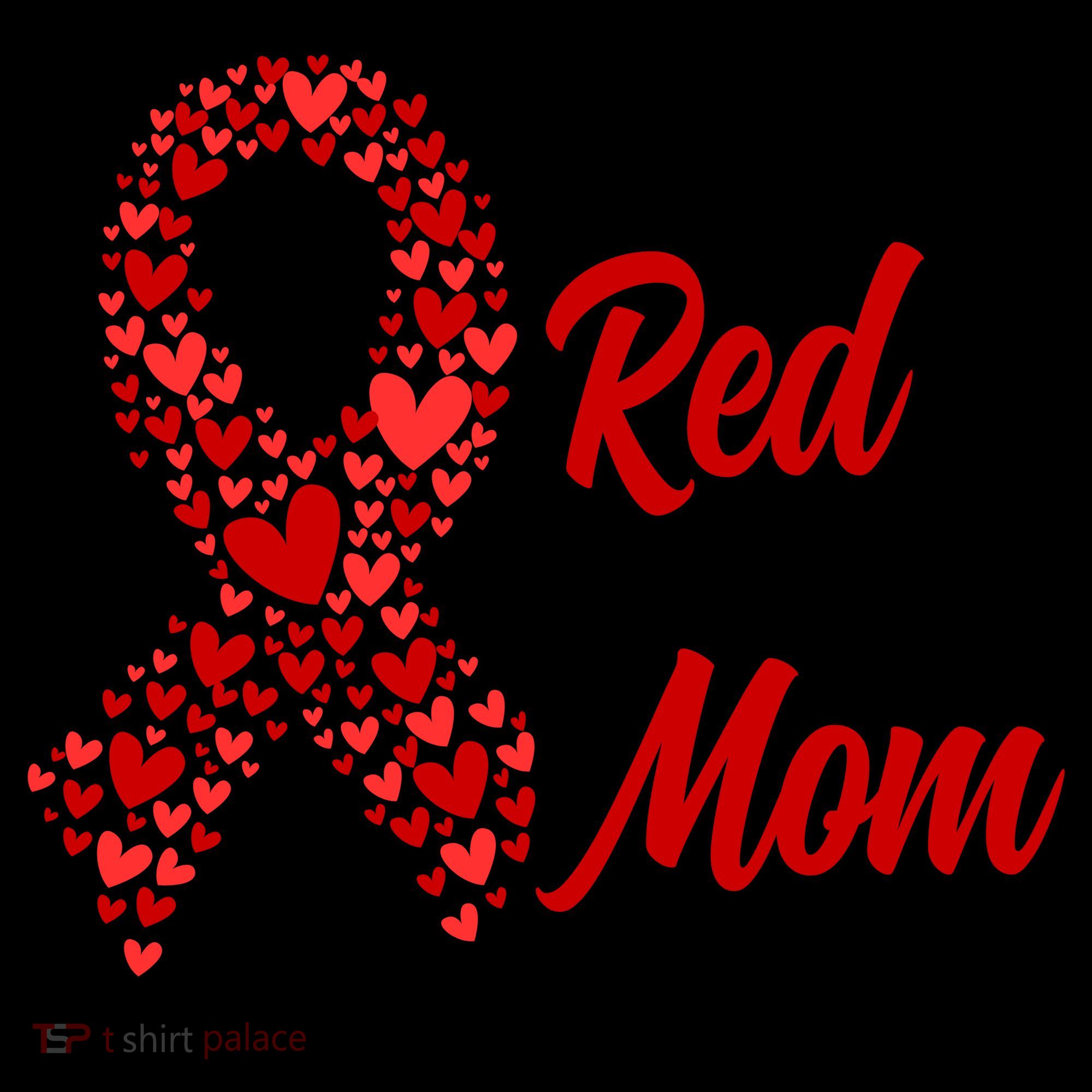 Heart Disease February We Wear Red For My Mom Coffee Mug