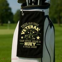 Helicopter Definition Funny Rotary Wing Pilot Gift Tee Golf Towel thumb 2