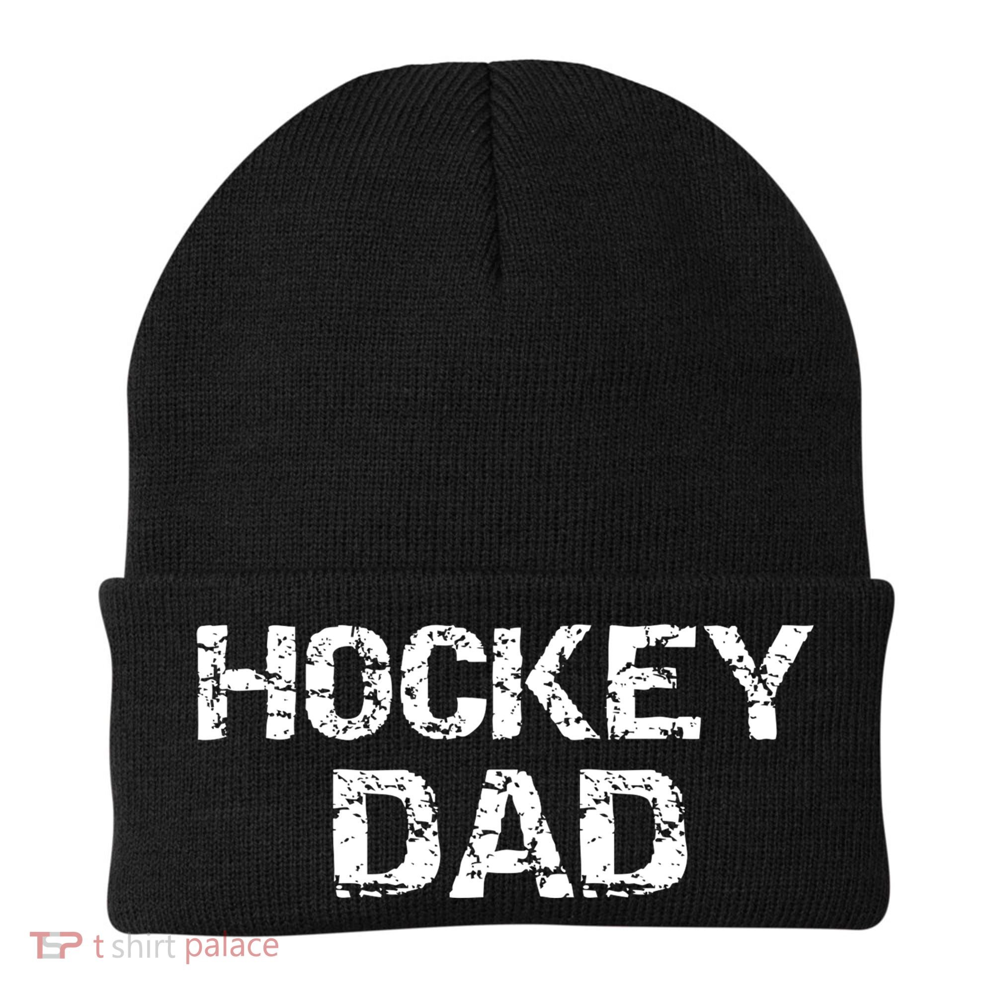Hockey Dad Gift For Men Sports Father Gift From Sons Beanie