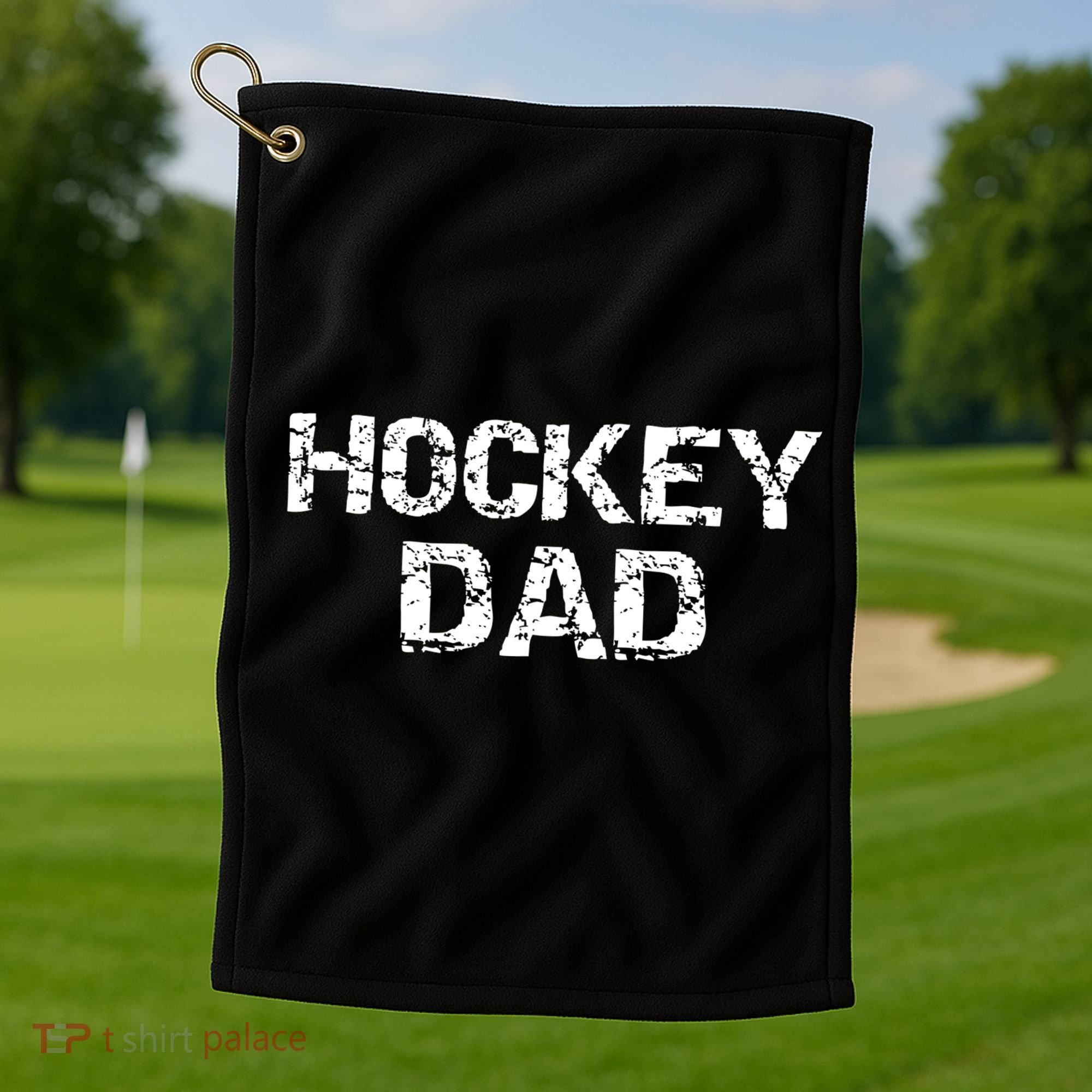 Hockey Dad Gift For Men Sports Father Gift From Sons Golf Towel