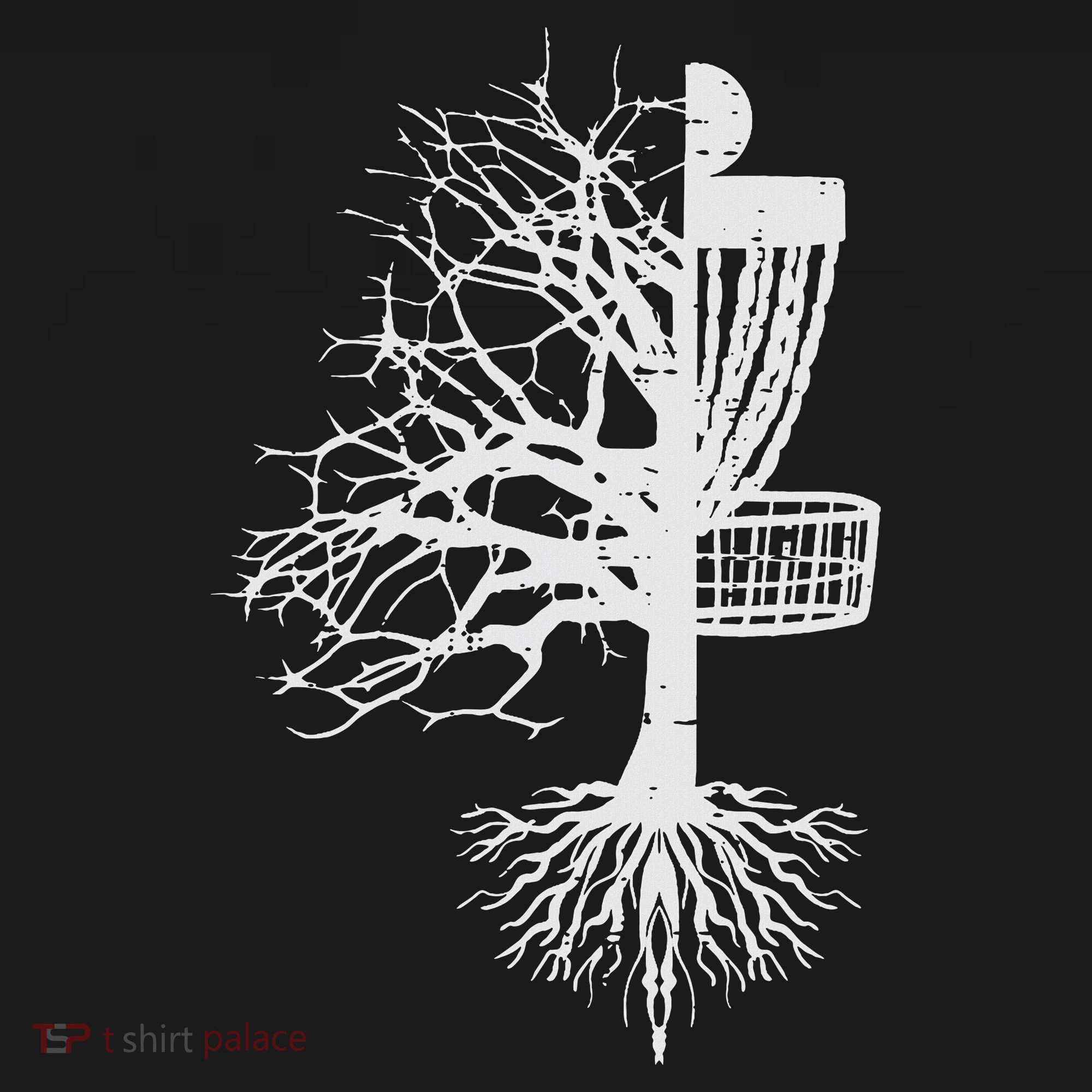 Half Disc Golf Basket Tree Funny Frisbee Frolf Women Hoodie