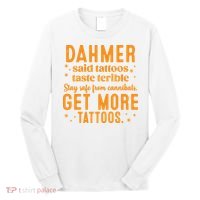 Halloween Dahmer Get More Tattoos Halloween Killer Long Sleeve Shirt thumb 0