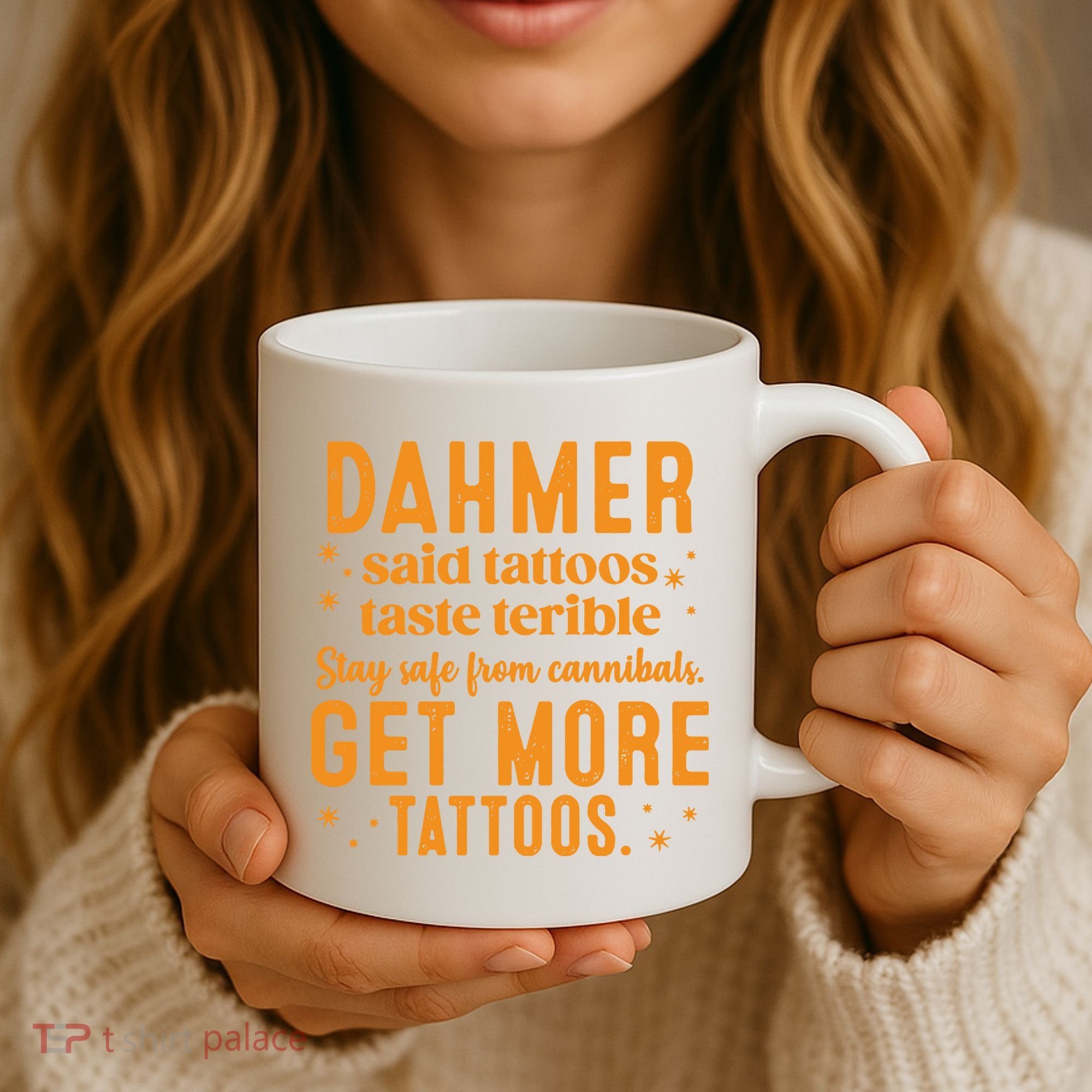 Halloween Dahmer Get More Tattoos Halloween Killer Coffee Mug