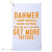 Halloween Dahmer Get More Tattoos Halloween Killer Golf Towel thumb 0